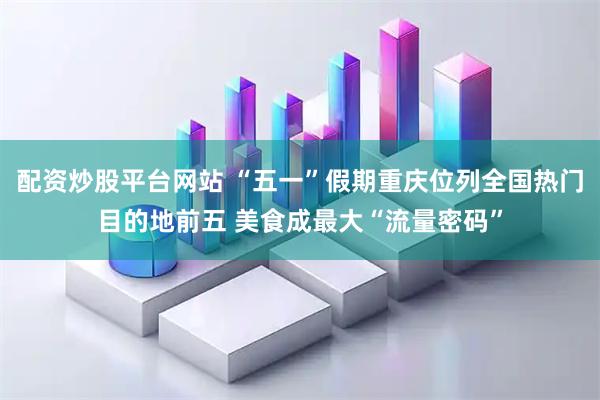 配资炒股平台网站 “五一”假期重庆位列全国热门目的地前五 美食成最大“流量密码”